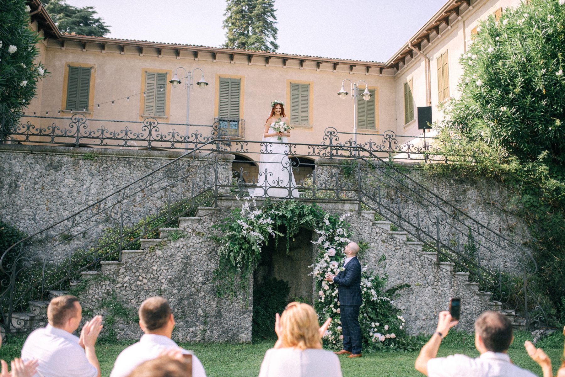 Декор свадьбы в Италии в августе