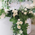 Живые цветы оформление свадьбы